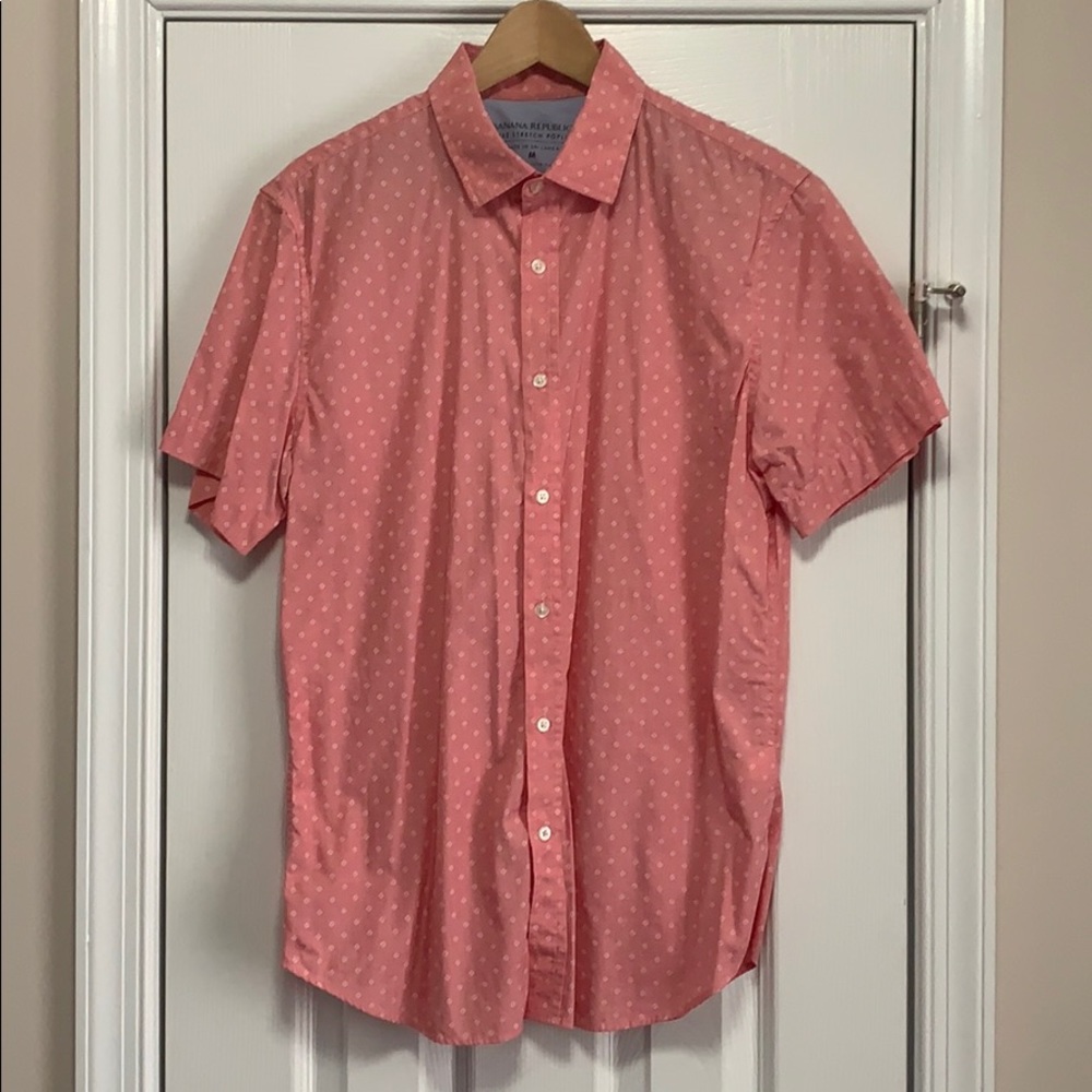 Short Sleeve Banana Republic Button Down Shirt